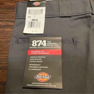 🆕 Dickies Charcoal 874 Original Fit Pants